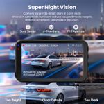 Auto si Moto - Electronice auto - Camere auto si DVR - Camera Auto Dubla Technovici WiFi, Card 128GB inclus, Fata si Marsarier, Control din Telefon, Inregistrare 2.5K QHD - Infinity.ro