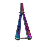 Sport si Outdoor - Camping - Cutite, bricege si accesorii - Cutite si bricege - Set briceag fluture de antrenament + pieptene tip fluture, otel rezistent, 22.5 cm - Infinity.ro