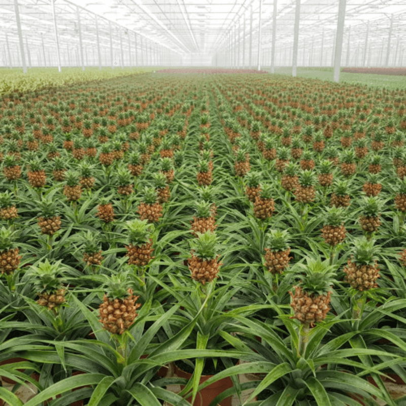 Casa si Gradina - Gradinarit si plante - Plante si ghivece - Plante in ghiveci - Ananas corona Serafina, H 40 cm - Infinity.ro