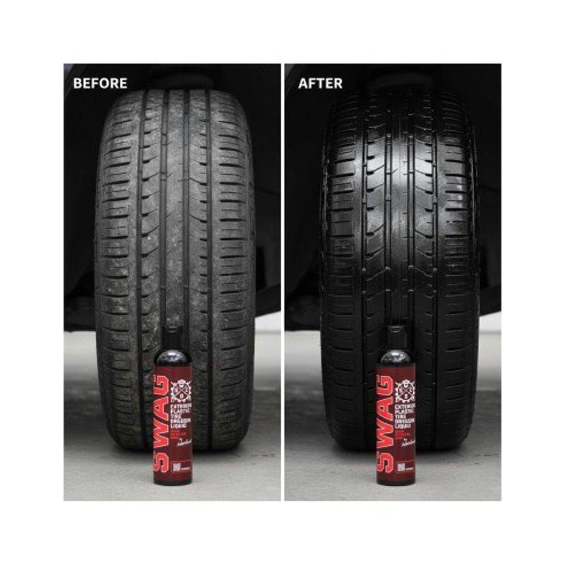 Auto si Moto - Intretinere auto - Produse curatare auto - Gel Intretinere Anvelope si Plastice exterior SWAG Basic Exterior Plastic Tire Dressing Liquid 250ml - Infinity.ro