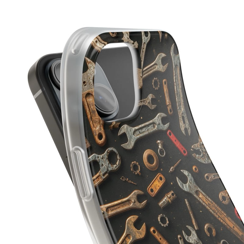 Laptop, Telefoane si Tablete - Telefoane mobile si accesorii - Accesorii Telefoane - Huse telefoane - Husa compatibila cu Huawei Nova 12 SE Silicon Gel Tpu Model Mechanic Tools Pattern - Infinity.ro