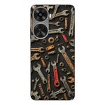 Laptop, Telefoane si Tablete - Telefoane mobile si accesorii - Accesorii Telefoane - Huse telefoane - Husa compatibila cu Huawei Nova 12 SE Silicon Gel Tpu Model Mechanic Tools Pattern - Infinity.ro