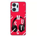 Laptop, Telefoane si Tablete - Telefoane mobile si accesorii - Accesorii Telefoane - Huse telefoane - Husa compatibila cu Honor X7a Silicon Gel Tpu Model Music Headphones - Infinity.ro