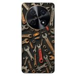 Laptop, Telefoane si Tablete - Telefoane mobile si accesorii - Accesorii Telefoane - Huse telefoane - Husa compatibila cu Huawei Nova 12i Silicon Gel Tpu Model Mechanic Tools Pattern - Infinity.ro