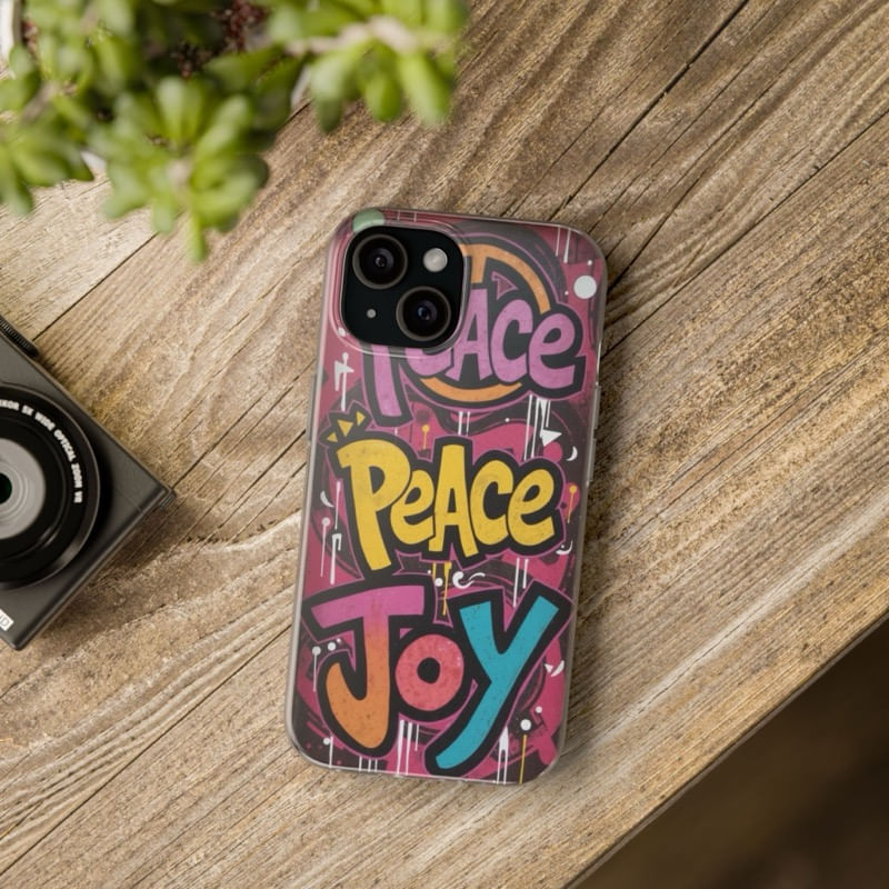 Laptop, Telefoane si Tablete - Telefoane mobile si accesorii - Accesorii Telefoane - Huse telefoane - Husa compatibila cu Huawei Nova 12i Silicon Gel Tpu Model Peace and Joy Graffiti - Infinity.ro