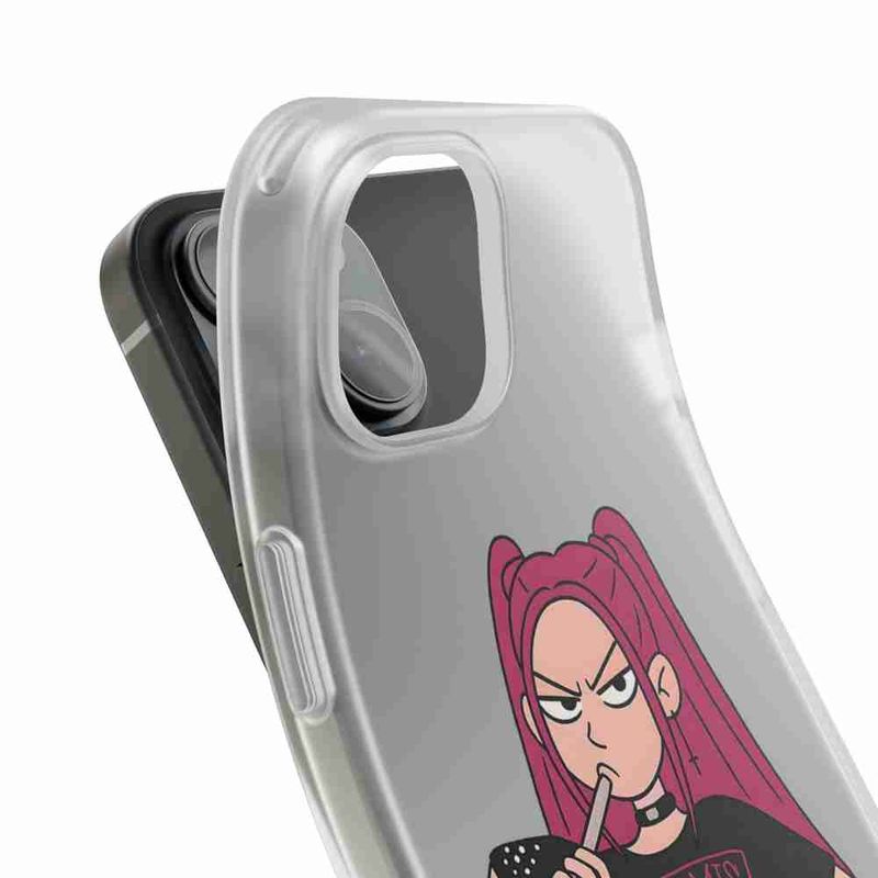 Laptop, Telefoane si Tablete - Telefoane mobile si accesorii - Accesorii Telefoane - Huse telefoane - Husa compatibila cu Honor Magic7 Lite Silicon Gel Tpu Model KPop Demon Hunters Serious Mira Transparent - Infinity.ro