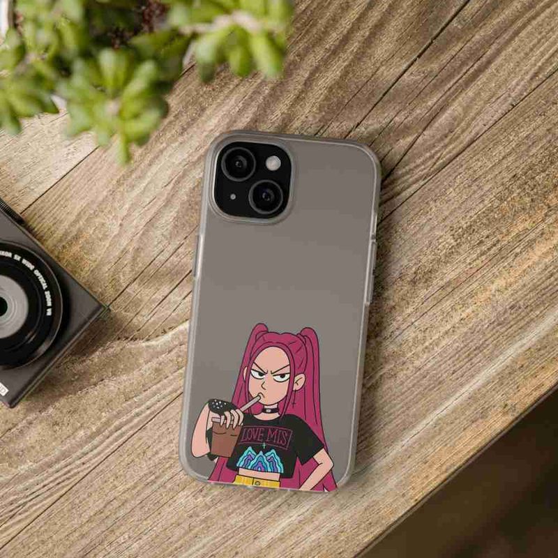 Laptop, Telefoane si Tablete - Telefoane mobile si accesorii - Accesorii Telefoane - Huse telefoane - Husa compatibila cu Honor Magic7 Lite Silicon Gel Tpu Model KPop Demon Hunters Serious Mira Transparent - Infinity.ro