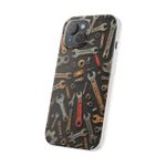 Laptop, Telefoane si Tablete - Telefoane mobile si accesorii - Accesorii Telefoane - Huse telefoane - Husa compatibila cu Honor X8 4G Silicon Gel Tpu Model Mechanic Tools Pattern - Infinity.ro