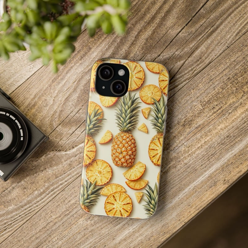 Laptop, Telefoane si Tablete - Telefoane mobile si accesorii - Accesorii Telefoane - Huse telefoane - Husa compatibila cu Honor X7b Silicon Gel Tpu Model Juicy Pineapple - Infinity.ro