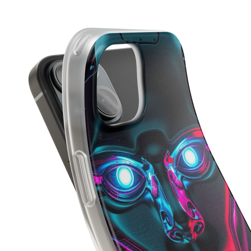 Laptop, Telefoane si Tablete - Telefoane mobile si accesorii - Accesorii Telefoane - Huse telefoane - Husa compatibila cu Honor X7a Silicon Gel Tpu Model Chrome Humanoid - Infinity.ro