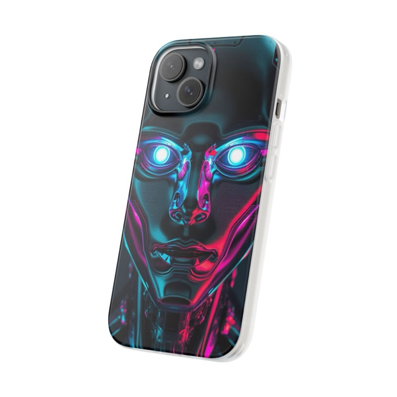 Laptop, Telefoane si Tablete - Telefoane mobile si accesorii - Accesorii Telefoane - Huse telefoane - Husa compatibila cu Honor X7a Silicon Gel Tpu Model Chrome Humanoid - Infinity.ro