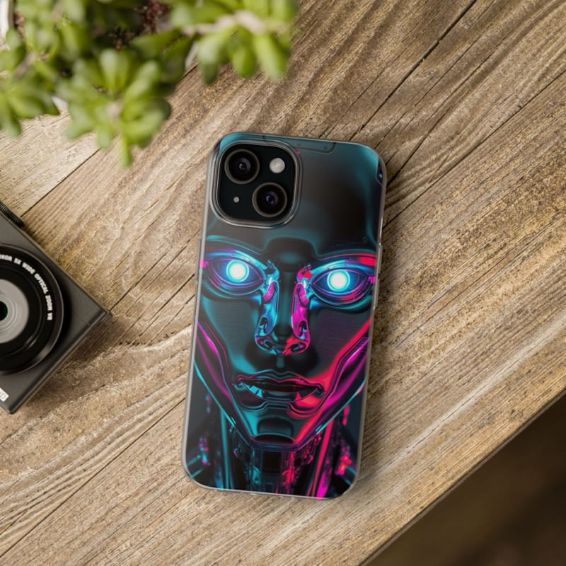 Laptop, Telefoane si Tablete - Telefoane mobile si accesorii - Accesorii Telefoane - Huse telefoane - Husa compatibila cu Honor X7a Silicon Gel Tpu Model Chrome Humanoid - Infinity.ro