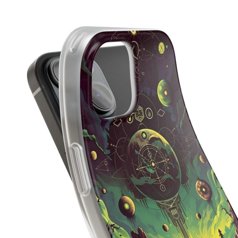 Laptop, Telefoane si Tablete - Telefoane mobile si accesorii - Accesorii Telefoane - Huse telefoane - Husa compatibila cu Honor X8 5G Silicon Gel Tpu Model Mystical Planet - Infinity.ro