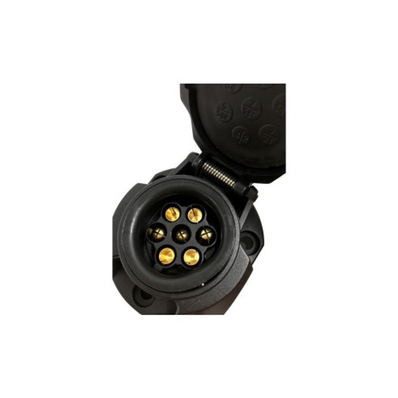 Auto si Moto - Remorci si platforme auto - Priza auto pentru remorca, plastic, 7 pini, CarFace - Infinity.ro