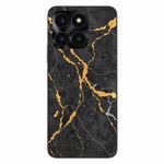 Laptop, Telefoane si Tablete - Telefoane mobile si accesorii - Accesorii Telefoane - Huse telefoane - Husa compatibila cu Honor X6a Silicon Gel Tpu Model Noir Gold Marble - Infinity.ro