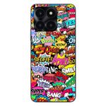 Laptop, Telefoane si Tablete - Telefoane mobile si accesorii - Accesorii Telefoane - Huse telefoane - Husa compatibila cu Honor X6a Silicon Gel Tpu Model Pop Art Pow Wow Boom - Infinity.ro