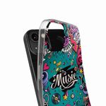 Laptop, Telefoane si Tablete - Telefoane mobile si accesorii - Accesorii Telefoane - Huse telefoane - Husa compatibila cu Honor X6a Silicon Gel Tpu Model Pop Art Music - Infinity.ro