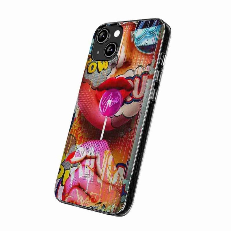Laptop, Telefoane si Tablete - Telefoane mobile si accesorii - Accesorii Telefoane - Huse telefoane - Husa compatibila cu Honor X6a Silicon Gel Tpu Model Pop Art Lolipop - Infinity.ro