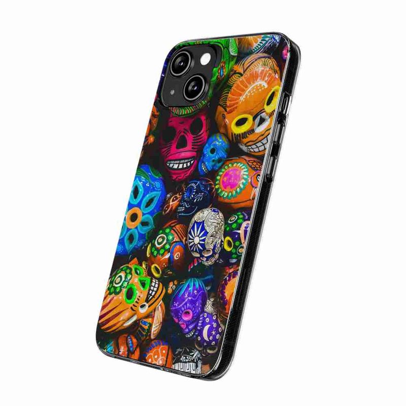 Laptop, Telefoane si Tablete - Telefoane mobile si accesorii - Accesorii Telefoane - Huse telefoane - Husa compatibila cu Honor X6b Silicon Gel Tpu Model Halloween Cranii Colorate - Infinity.ro
