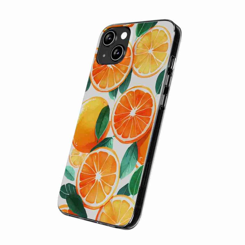 Laptop, Telefoane si Tablete - Telefoane mobile si accesorii - Accesorii Telefoane - Huse telefoane - Husa compatibila cu Honor X6b Silicon Gel Tpu Model Oranges - Infinity.ro
