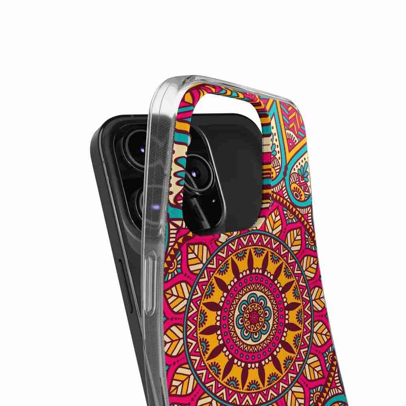Laptop, Telefoane si Tablete - Telefoane mobile si accesorii - Accesorii Telefoane - Huse telefoane - Husa compatibila cu Honor X7a Silicon Gel Tpu Model Vibrant Mandala - Infinity.ro