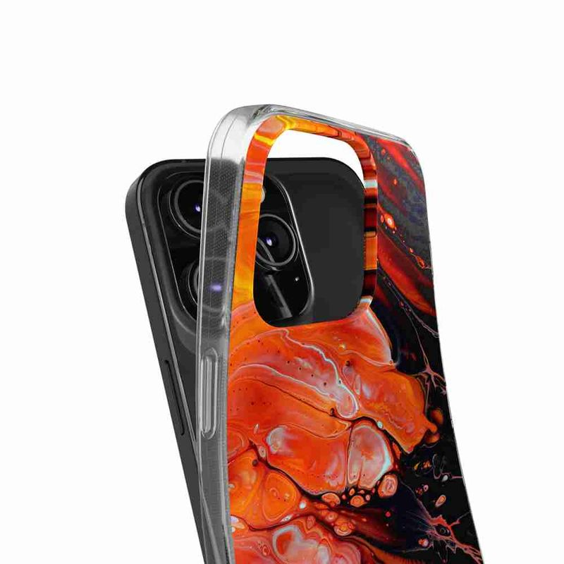 Laptop, Telefoane si Tablete - Telefoane mobile si accesorii - Accesorii Telefoane - Huse telefoane - Husa compatibila cu Honor X7d Silicon Gel Tpu Model Abstract Lava Flow - Infinity.ro