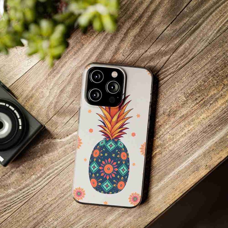 Laptop, Telefoane si Tablete - Telefoane mobile si accesorii - Accesorii Telefoane - Huse telefoane - Husa compatibila cu Honor X7 Silicon Gel Tpu Model Floral Pineapple - Infinity.ro