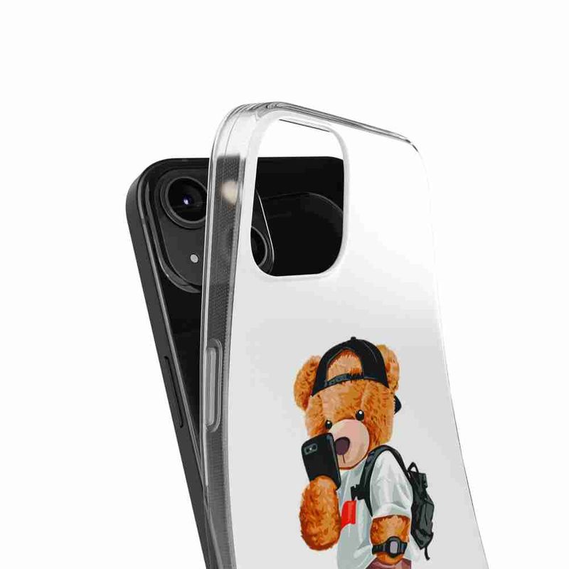 Laptop, Telefoane si Tablete - Telefoane mobile si accesorii - Accesorii Telefoane - Huse telefoane - Husa compatibila cu Honor X6 Silicon Gel Tpu Model Bear Teddy Selfie - Infinity.ro