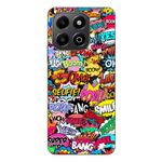 Laptop, Telefoane si Tablete - Telefoane mobile si accesorii - Accesorii Telefoane - Huse telefoane - Husa compatibila cu Honor X6b Silicon Gel Tpu Model Pop Art Pow Wow Boom - Infinity.ro