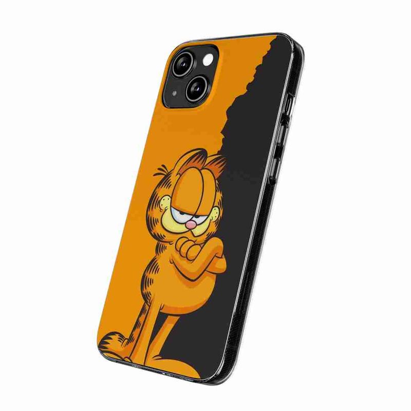 Laptop, Telefoane si Tablete - Telefoane mobile si accesorii - Accesorii Telefoane - Huse telefoane - Husa compatibila cu Honor X30 Silicon Gel Tpu Model Garfield Black and Orange - Infinity.ro