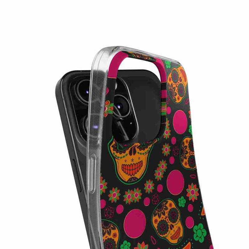 Laptop, Telefoane si Tablete - Telefoane mobile si accesorii - Accesorii Telefoane - Huse telefoane - Husa compatibila cu Honor X7a Silicon Gel Tpu Model Halloween Floral Cranes Pattern - Infinity.ro