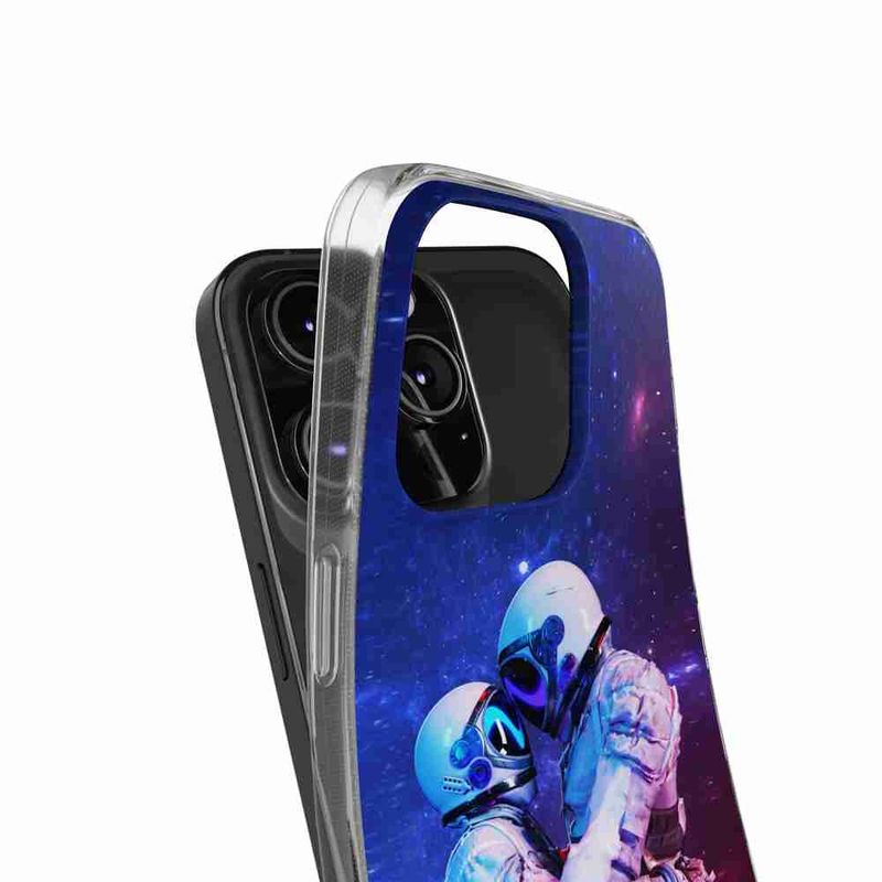 Laptop, Telefoane si Tablete - Telefoane mobile si accesorii - Accesorii Telefoane - Huse telefoane - Husa compatibila cu Honor X7 Silicon Gel Tpu Model Astronauts Couple - Infinity.ro