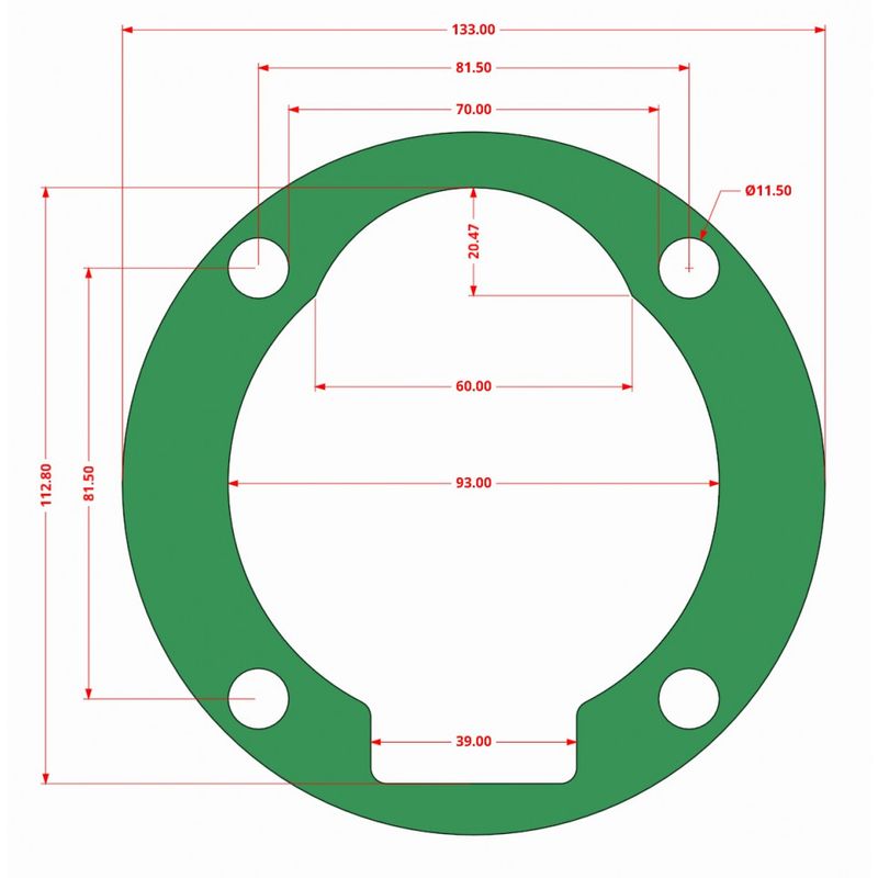 Casa si Gradina - Electrice - Echipamente electrice - Compresoare - Set garnituri cap compresor de aer V 3x90mm CH093 Mod.16(G) - Infinity.ro