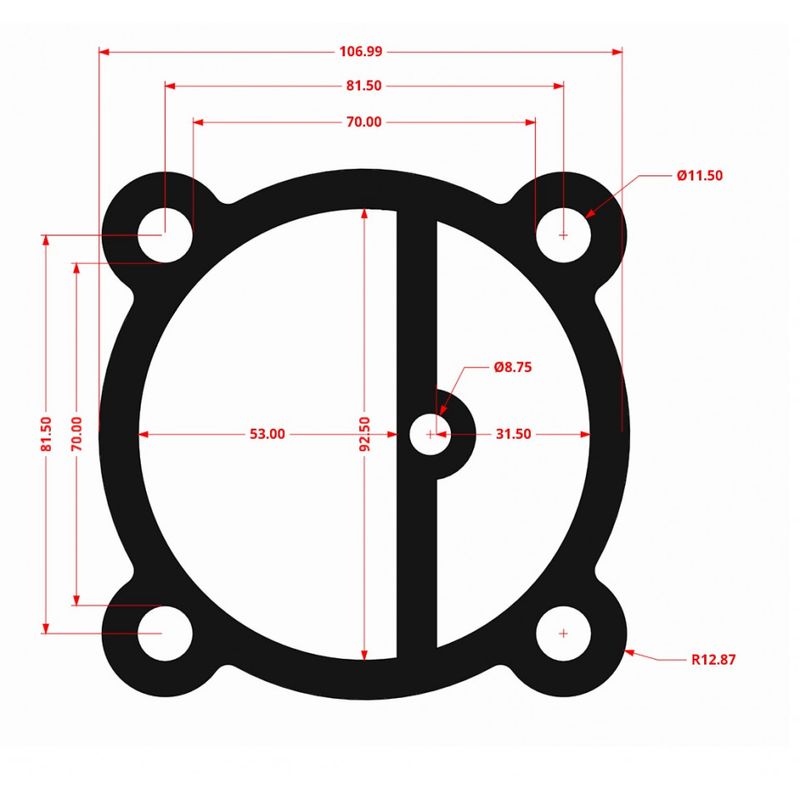 Casa si Gradina - Electrice - Echipamente electrice - Compresoare - Set garnituri cap compresor de aer V 3x90mm CH093 Mod.16(G) - Infinity.ro