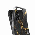 Laptop, Telefoane si Tablete - Telefoane mobile si accesorii - Accesorii Telefoane - Huse telefoane - Husa compatibila cu Honor X8a Silicon Gel Tpu Model Noir Gold Marble - Infinity.ro