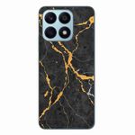 Laptop, Telefoane si Tablete - Telefoane mobile si accesorii - Accesorii Telefoane - Huse telefoane - Husa compatibila cu Honor X8a Silicon Gel Tpu Model Noir Gold Marble - Infinity.ro