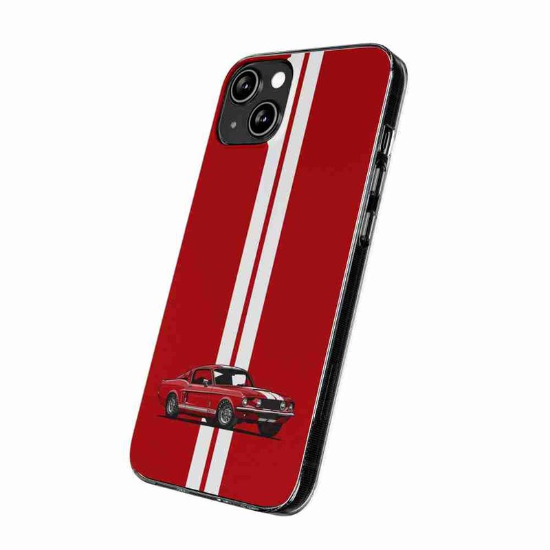 Laptop, Telefoane si Tablete - Telefoane mobile si accesorii - Accesorii Telefoane - Huse telefoane - Husa compatibila cu Honor X7a Silicon Gel Tpu Model Red Mustang - Infinity.ro
