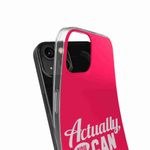 Laptop, Telefoane si Tablete - Telefoane mobile si accesorii - Accesorii Telefoane - Huse telefoane - Husa compatibila cu Honor X7a Silicon Gel Tpu Model Mesaj Actually You Can - Infinity.ro