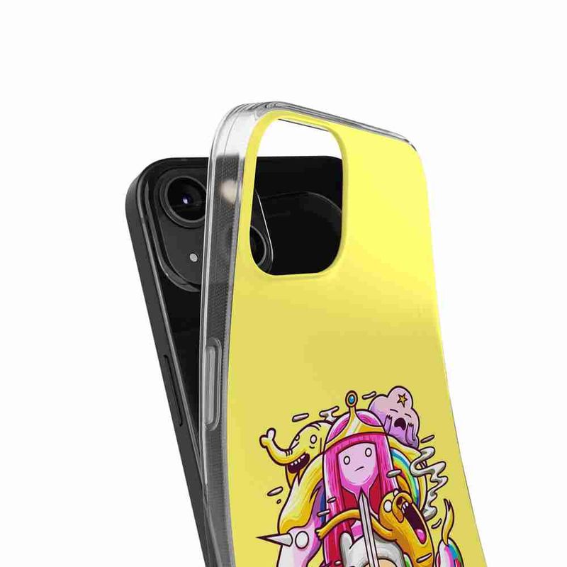 Laptop, Telefoane si Tablete - Telefoane mobile si accesorii - Accesorii Telefoane - Huse telefoane - Husa compatibila cu Honor X7a Silicon Gel Tpu Model Adventure Time Poster - Infinity.ro