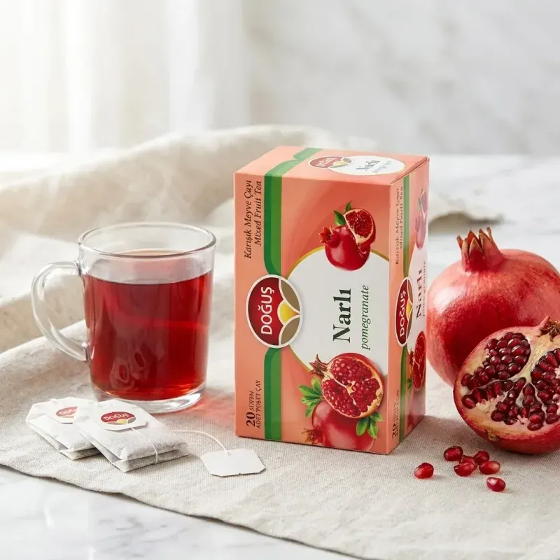 Market - Cafea si ceaiuri - Ceaiuri - Ceai Turcesc de rodie 38 gr, (Nar cayi) Dogus, 20 pliculete - Infinity.ro