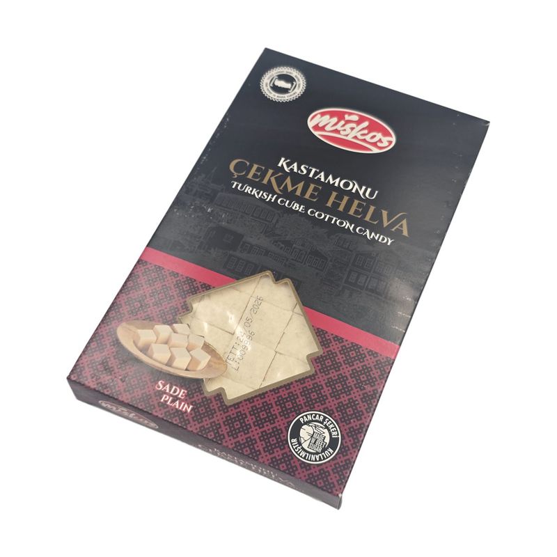 Market - Bacanie - Produse gourmet - Halva de susan Traditional Turceasca in cuburi, cu aroma de vanilie, Cekme Helva, 240 gr, Miskos - Infinity.ro