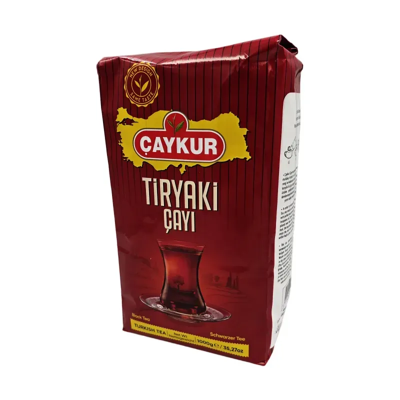 Market - Cafea si ceaiuri - Ceaiuri - Ceai Negru Turcesc, Caykur Tiryaki, 1000 gr + Cadou Lingurita din metal - Infinity.ro