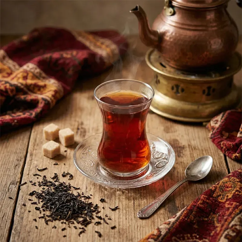 Market - Cafea si ceaiuri - Ceaiuri - Ceai Negru Turcesc, Caykur Tiryaki, 1000 gr + Cadou Lingurita din metal - Infinity.ro