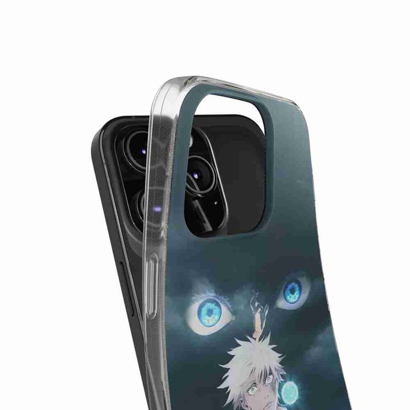 Laptop, Telefoane si Tablete - Telefoane mobile si accesorii - Accesorii Telefoane - Huse telefoane - Husa compatibila cu Honor X7d Silicon Gel Tpu Model Jujutsu Kaisen Six Eyes - Infinity.ro