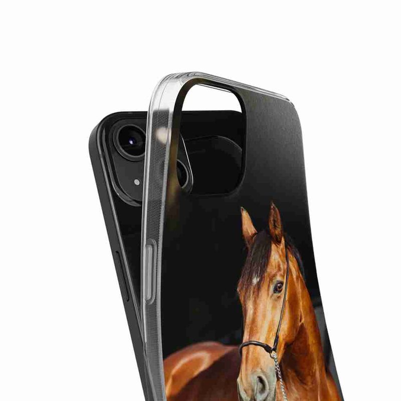 Laptop, Telefoane si Tablete - Telefoane mobile si accesorii - Accesorii Telefoane - Huse telefoane - Husa compatibila cu Honor X7a Silicon Gel Tpu Model Cal pe Fundal Negru - Infinity.ro
