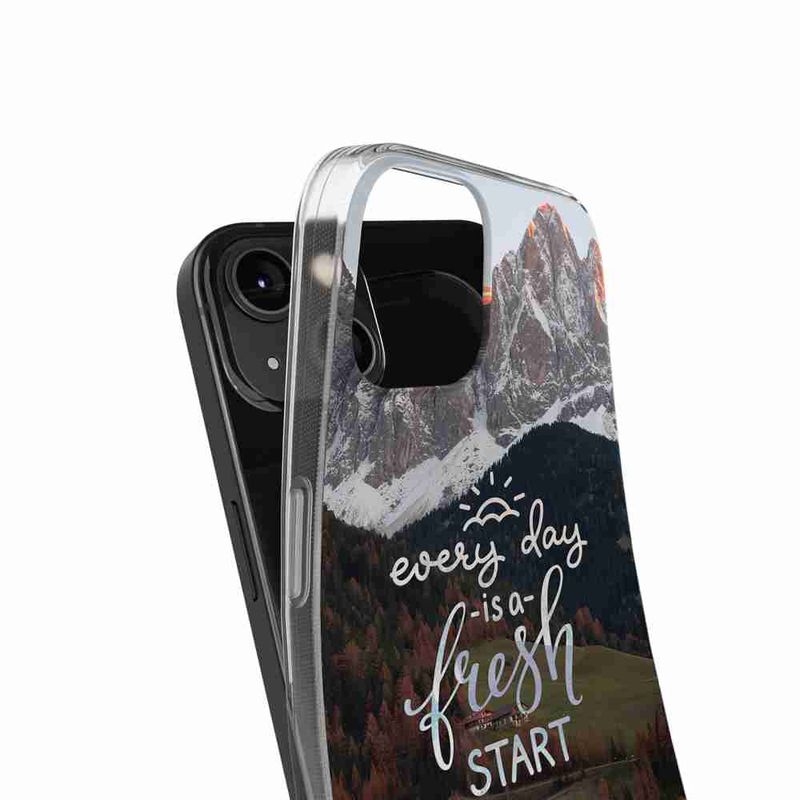 Laptop, Telefoane si Tablete - Telefoane mobile si accesorii - Accesorii Telefoane - Huse telefoane - Husa compatibila cu Honor X7d Silicon Gel Tpu Model Mesaj Fresh Start - Infinity.ro