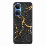 Laptop, Telefoane si Tablete - Telefoane mobile si accesorii - Accesorii Telefoane - Huse telefoane - Husa compatibila cu Honor X7 Silicon Gel Tpu Model Noir Gold Marble - Infinity.ro