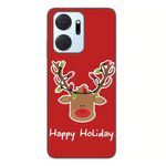 Laptop, Telefoane si Tablete - Telefoane mobile si accesorii - Accesorii Telefoane - Huse telefoane - Husa compatibila cu Honor X7a Silicon Gel Tpu Model Craciun Ren Happy Holiday - Infinity.ro