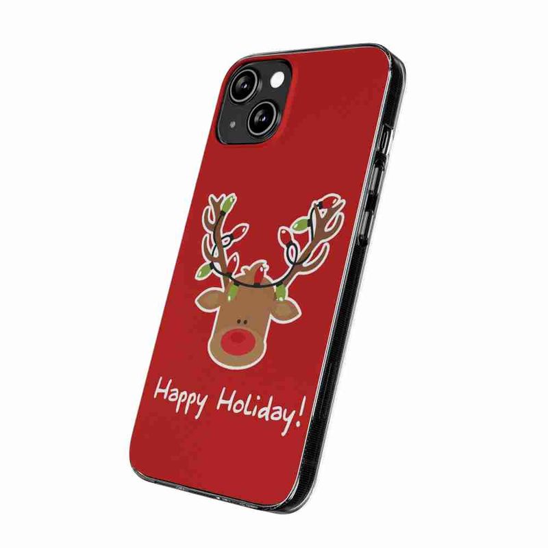 Laptop, Telefoane si Tablete - Telefoane mobile si accesorii - Accesorii Telefoane - Huse telefoane - Husa compatibila cu Honor X30 Silicon Gel Tpu Model Craciun Ren Happy Holiday - Infinity.ro