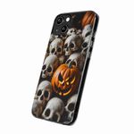 Laptop, Telefoane si Tablete - Telefoane mobile si accesorii - Accesorii Telefoane - Huse telefoane - Husa compatibila cu Honor Magic6 Lite Silicon Gel Tpu Model Halloween Pattern Cranii si Dovleac - Infinity.ro